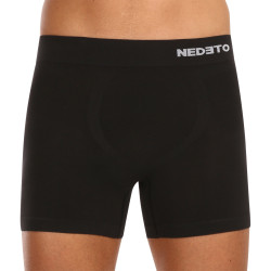 Boxers homme Nedeto sans couture bambou noir (NDTB001S)