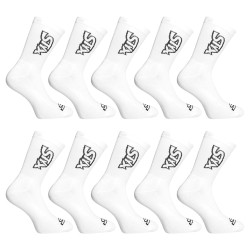 10PACK chaussettes Styx high blanc (10HV1061)