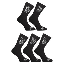 5PACK chaussettes Styx high noir (5HV960)