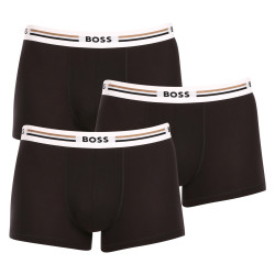 3PACK Boxers homme BOSS noir (50492200 001)