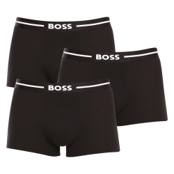 3PACK Boxers homme BOSS noir (50510687 001)