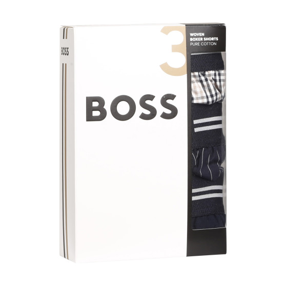 3PACK Caleçons homme BOSS multicolore (50480034 275)