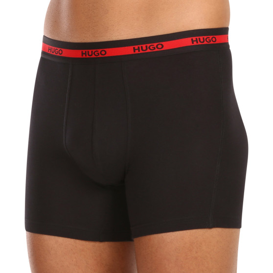 3PACK Boxers homme HUGO noir (50496713 002)