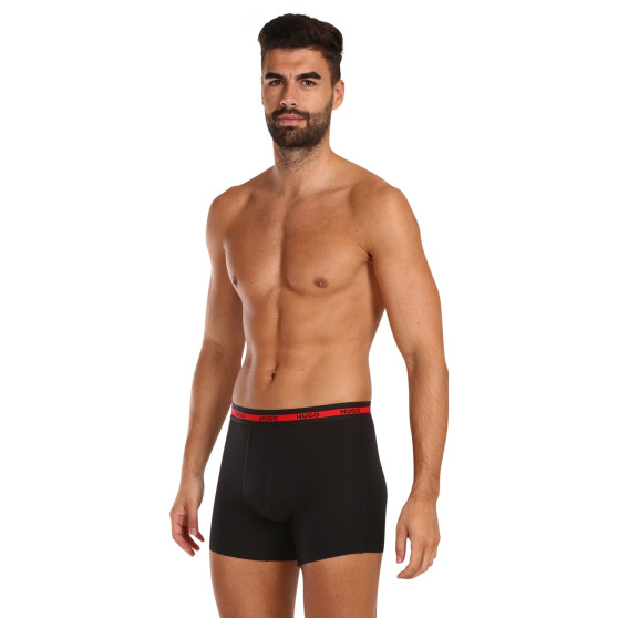 3PACK Boxers homme HUGO noir (50496713 002)