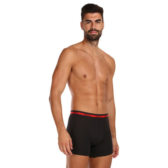 3PACK Boxers homme HUGO noir (50496713 002)