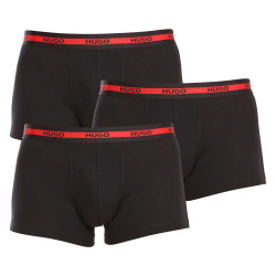 3PACK Boxers homme HUGO noir (50492375 002)