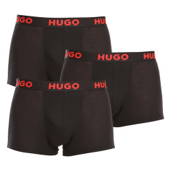 3PACK Boxers homme HUGO noir (50496723 001)