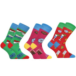 3PACK chaussettes joyeuses Styx haute multicolore (H12515255)