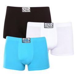 3PACK Boxers homme Styx caoutchouc classique multicolore (3Q96019)