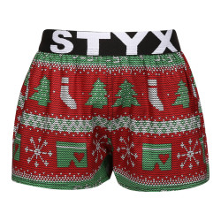 Caleçons Kids Styx art sport élastique Noël tricoté (BJ1658)