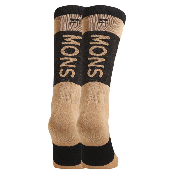 Chaussettes Mons Royale merino marron (100593-1169-282)