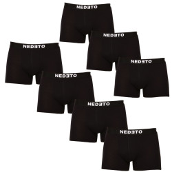 7PACK Boxers homme Nedeto noir (7NDTB001-brand)