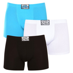 3PACK Boxers homme Styx long classique élastique multicolore (3F96019)