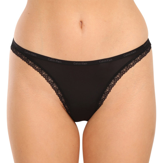 String pour femmes Calvin Klein noir (D3445E-001)