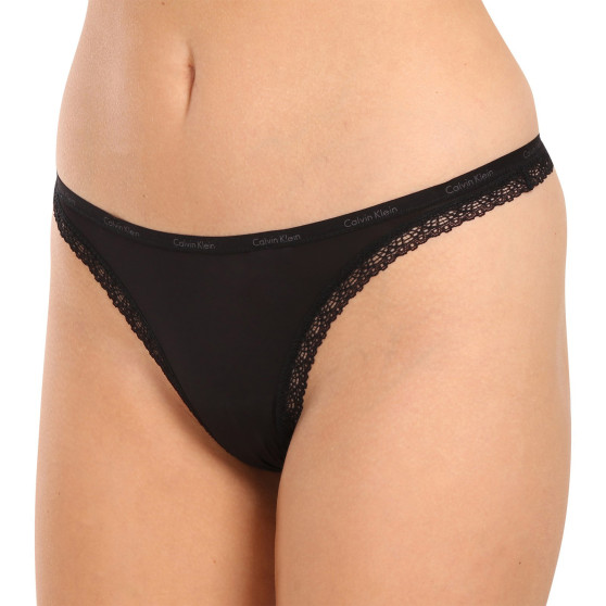 String pour femmes Calvin Klein noir (D3445E-001)