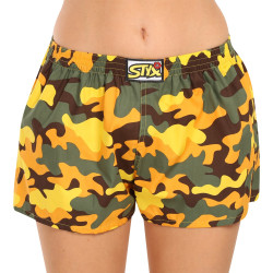 Caleçons femme Styx art caoutchouc classique camouflage yellow (K1559)