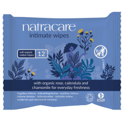 Natracare Lingettes humides pour femmes 12 pièces (NATRA25)