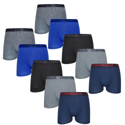 10PACK Boxers homme Gianvaglia multicolore (023)