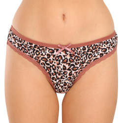 String femme Fine femme marron (808)