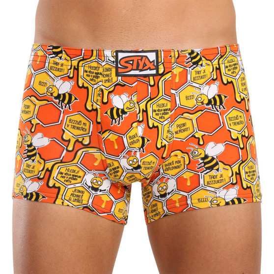 3PACK Boxers homme Styx art caoutchouc classique multicolour (3Q12914)