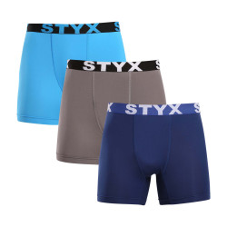 3PACK Boxers fonctionnel pour hommes Styx multicolore (3W96839)