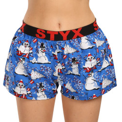 Caleçons femme Styx art sports rubber christmas snowmen (T1751)