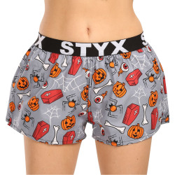 Caleçons femme Styx art sport caoutchouc cercueils Halloween (T1752)