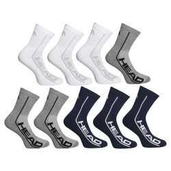 9PACK Chaussettes HEAD multicolores (701222262 001)