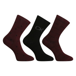 3PACK chaussettes pour femmes Calvin Klein multicolore (701224118 003)