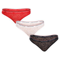 3PACK culotte femme Tommy Hilfiger multicolore (UW0UW04897 0X0)