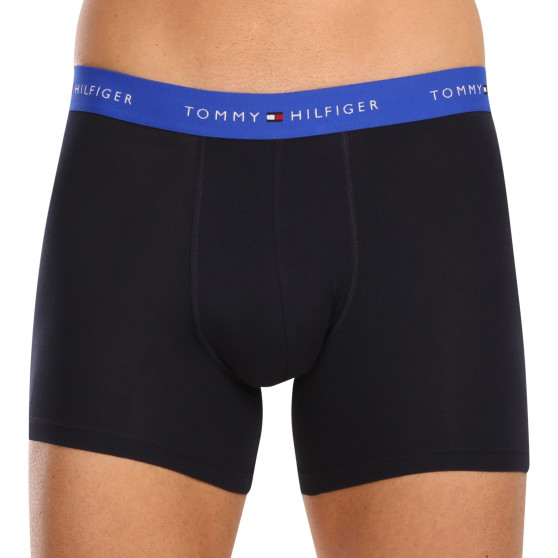 3PACK Boxers homme Tommy Hilfiger bleu foncé (UM0UM02765 0RW)