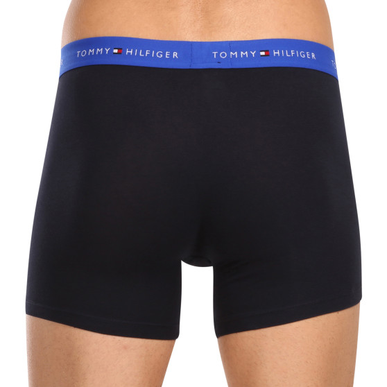 3PACK Boxers homme Tommy Hilfiger bleu foncé (UM0UM02765 0RW)