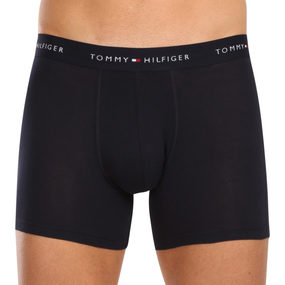 3PACK Boxers homme Tommy Hilfiger bleu foncé (UM0UM02765 0RW)