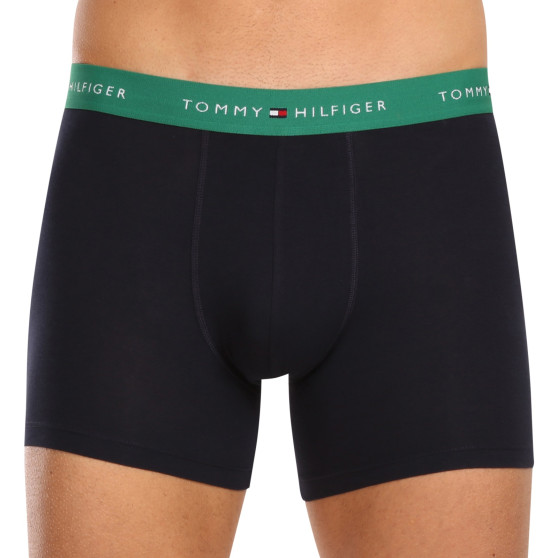 3PACK Boxers homme Tommy Hilfiger bleu foncé (UM0UM02765 0RW)