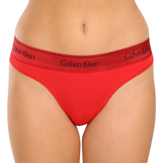 String femme Calvin Klein rouge (QF7449E-XAT)