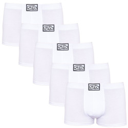 5PACK Boxers homme Styx caoutchouc classique white (5Q1061)