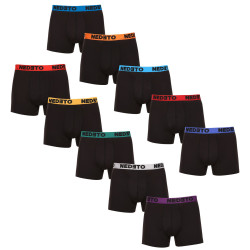 10PACK Boxers homme Nedeto noir (10NB005)