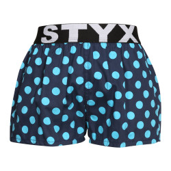 Caleçons pour enfants Styx art sports rubber polka dots (BJ1651)