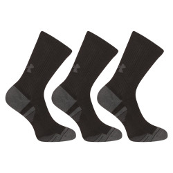 3PACK chaussettes Under Armour noires (1379512 001)