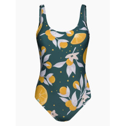 Maillots de bain une pièce pour femmes Dedoles Oranges (D-F-BW-SW-OPS-C-1583)