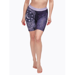 Leggings courts pour femmes Dedoles Purple Moon (D-W-AW-BS-C-C-1288)