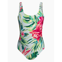 Maillots de bain une pièce pour femmes Dedoles Fleurs tropicales (D-W-SCL-S-OPS-C-1215)