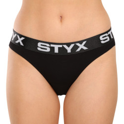 Culotte femme Styx sport élastique noir (IK960)