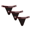 3PACK jockstraps pour hommes Tommy Hilfiger noir (UM0UM02969 0R7)