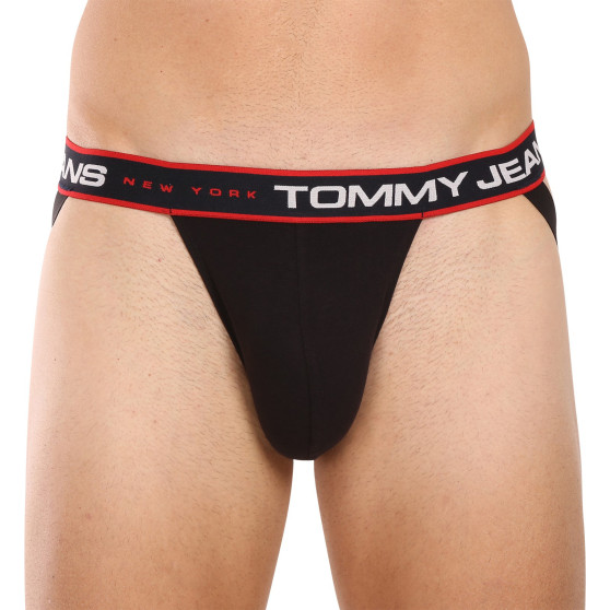 3PACK jockstraps pour hommes Tommy Hilfiger noir (UM0UM02969 0R7)