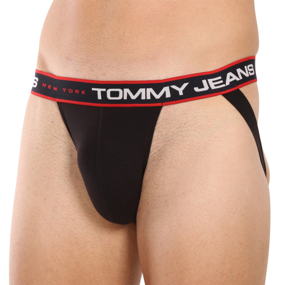 3PACK jockstraps pour hommes Tommy Hilfiger noir (UM0UM02969 0R7)