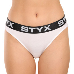 Culotte femme Styx sport élastique blanc (IK1061)