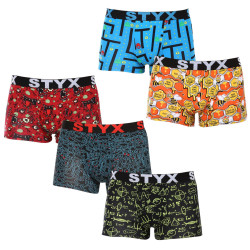 5PACK Boxers homme Styx art sports rubber multicolour (5G1269124)