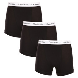 3PACK Boxers homme Calvin Klein noir (U2662G-001)