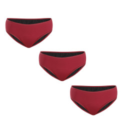 3PACK Culotte menstruelle Meracus Timeless Burgundy Plus (MEMS106)